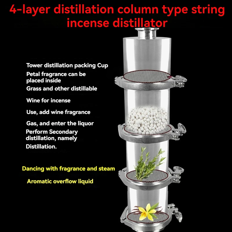 Electric heating brandy pure dew essential oil machine distiller self-made Baijiu and fruit wine brewing equipment household 4