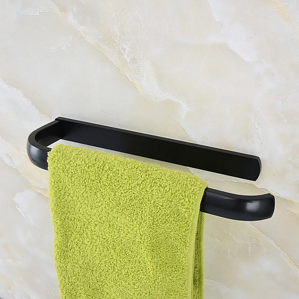 Wall Mounted Bathroom Towel Bar Towel Rail Black Oil Rubbed Bronze Finish tba187