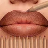 6pcs Velvet Matte Lip Liner Set - Long-Lasting Versatile Shades Longlasting Lip Makeup Berry, Brown, Pink Lip Pencil 2