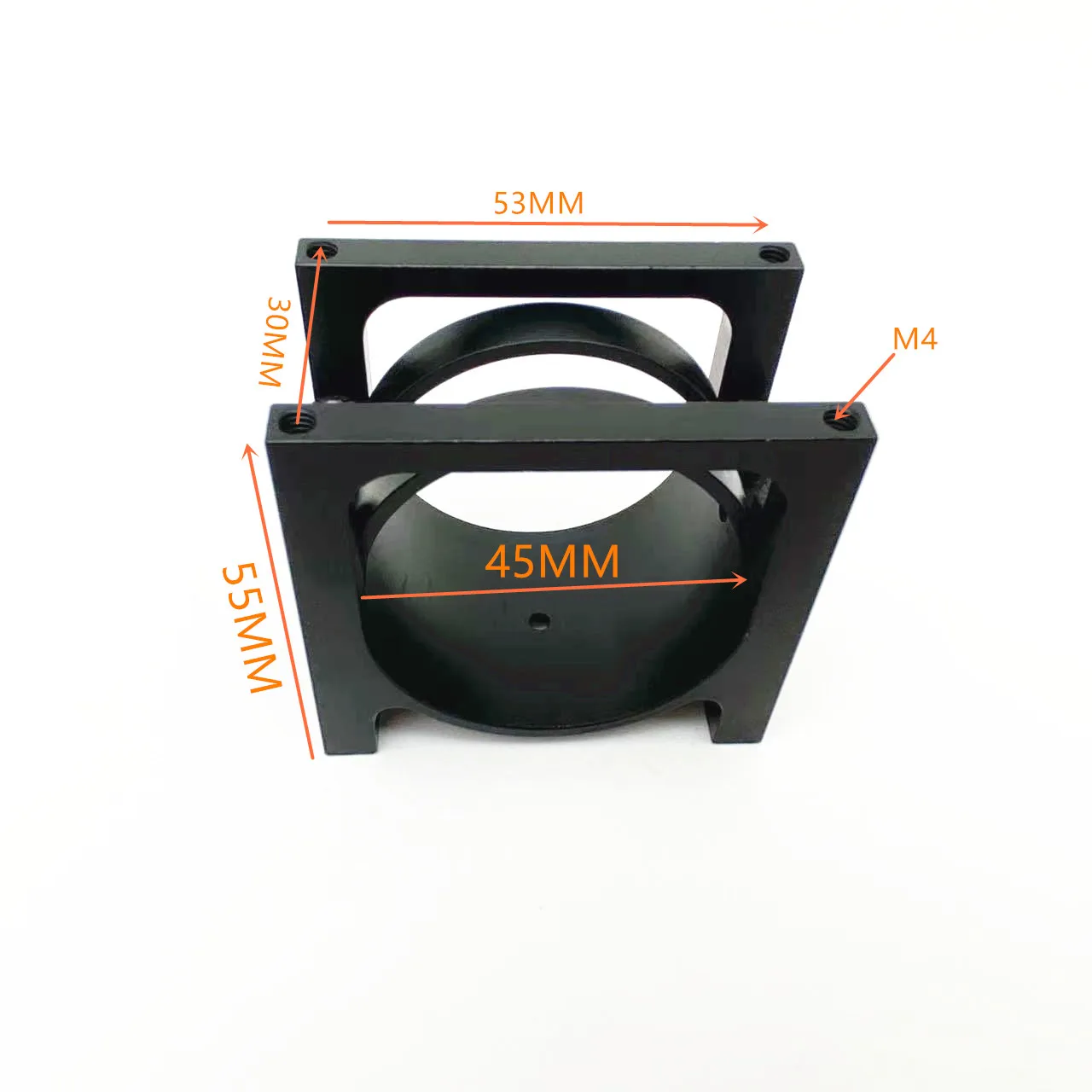 Bras de drone en carbone de 50mm pour montage de moteur, pièce de châssis pour octocoptère
