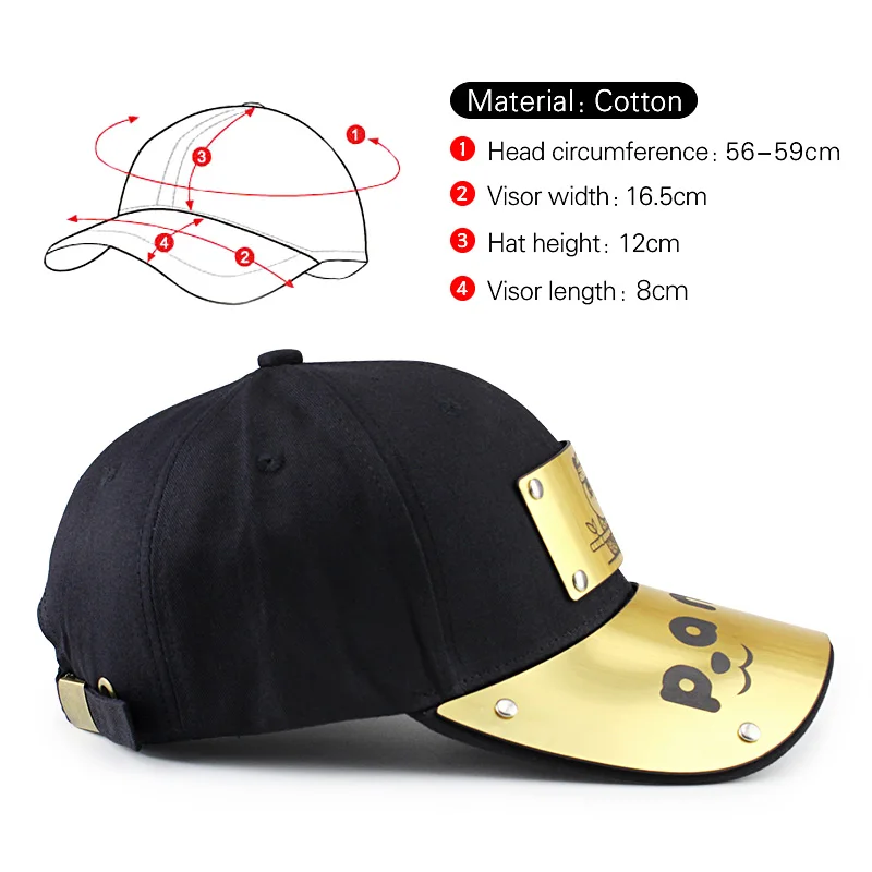 Cotton Baseball Cap Men Women Popular Hat Outdoor Adjustable Sports Visors Cap High Quality Unisex hip-hop cap Custom Peaked cap 4