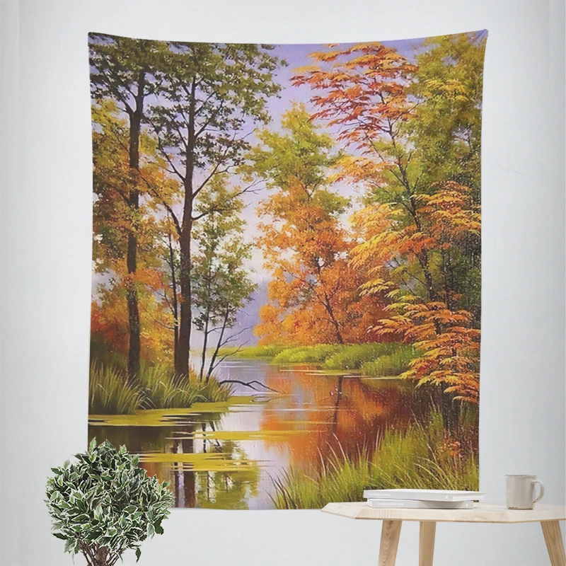 Home decorations Natural and Animal Styles room decor wall tapestry aesthetic bedroom aesthetic wall art large fabric tapestry