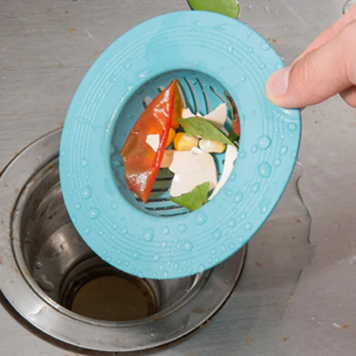 1pc-Sink filter - Kitchen mesh drainage cover - Anti clogging proof