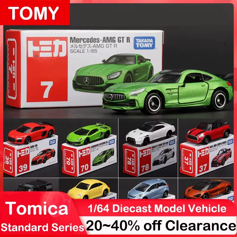 Tomica Diecast Alloy Toy Cars - Assorted Metal Sports Vehicles for Kids' Gifts and Collectors