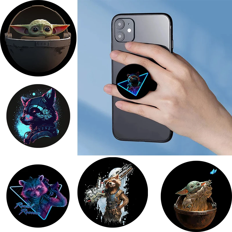 Rocket Raccoon Star Wars Presa Per Telefono Supporto Per Telefono Pieghevole Supporto Per Telefoni Accessori Per Telefoni Cellulari Soporte Movil Per 