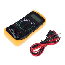 

XL830L Digital Multimeter Volt Testing Electrical Tester Portable Voltmeter Ammeter Ohmmeter with Test Leads Digital Multimete