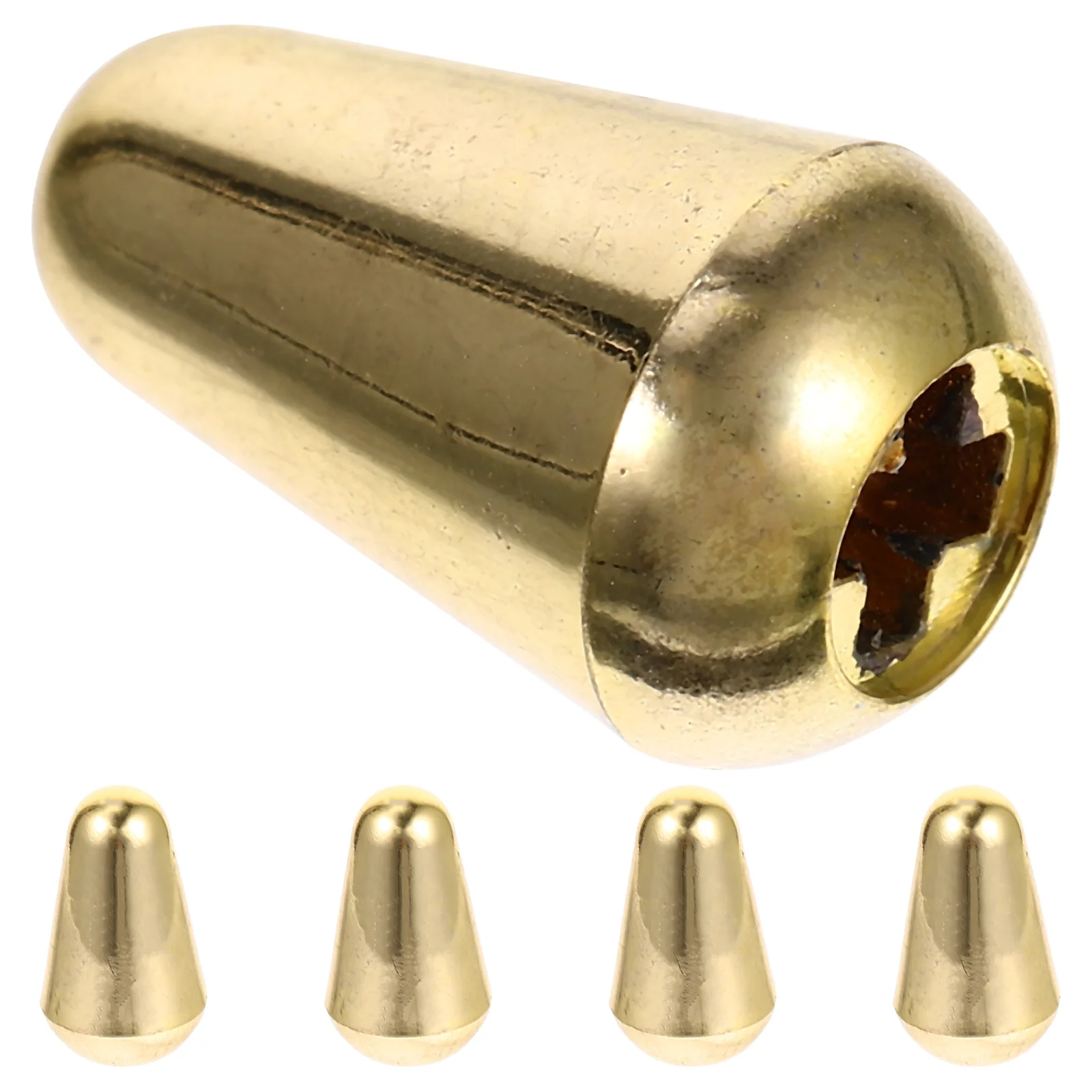 

Electric Guitar Switch Cap Knob for Hat Accessories Toggle Parts Metal Tip Caps