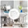 No Drill Shower Shelves Bathroom Organizer Rack Wall-Mounted Bathroom Shelves Over Toilet Floating Bathroom Shelves For Inside 5