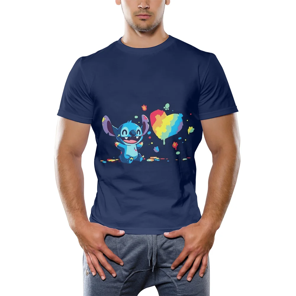 

Футболка мужская с круглым вырезом, милый топ с 3D вышивкой, свободная рубашка в стиле хип-хоп, мультяшный рисунок из аниме, лето 2021