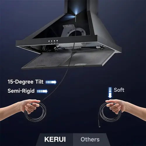KERUI Single/Dual Lens Endoscope Camera For iPhone iPad IOS & Android Type-c Led Light IP67 Borescope Industry Inspection Camera - Image 6