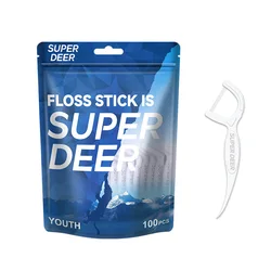 Fawnmum Dental Floss Picks - Premium Oral Care Set (100pcs Double line)