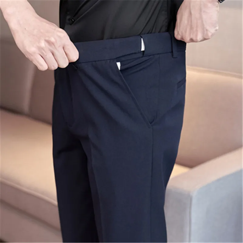 Tapered Suit Pants For Men Aueoeo Men's Relaxed Fit Work Pants