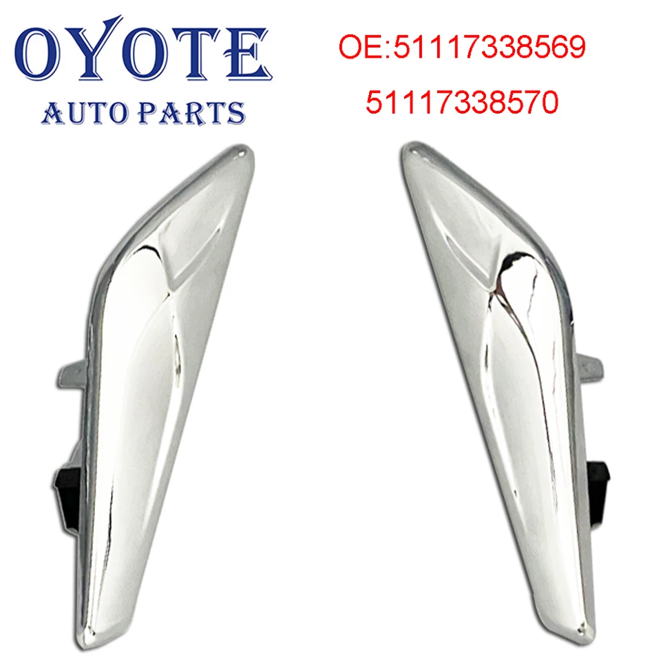 Clignotant Latéral Pour BMW X3 X4 F25 F26 - Numéro Pièce 51117338569/51117338570 | Couleur Argenté, Matière Plastique