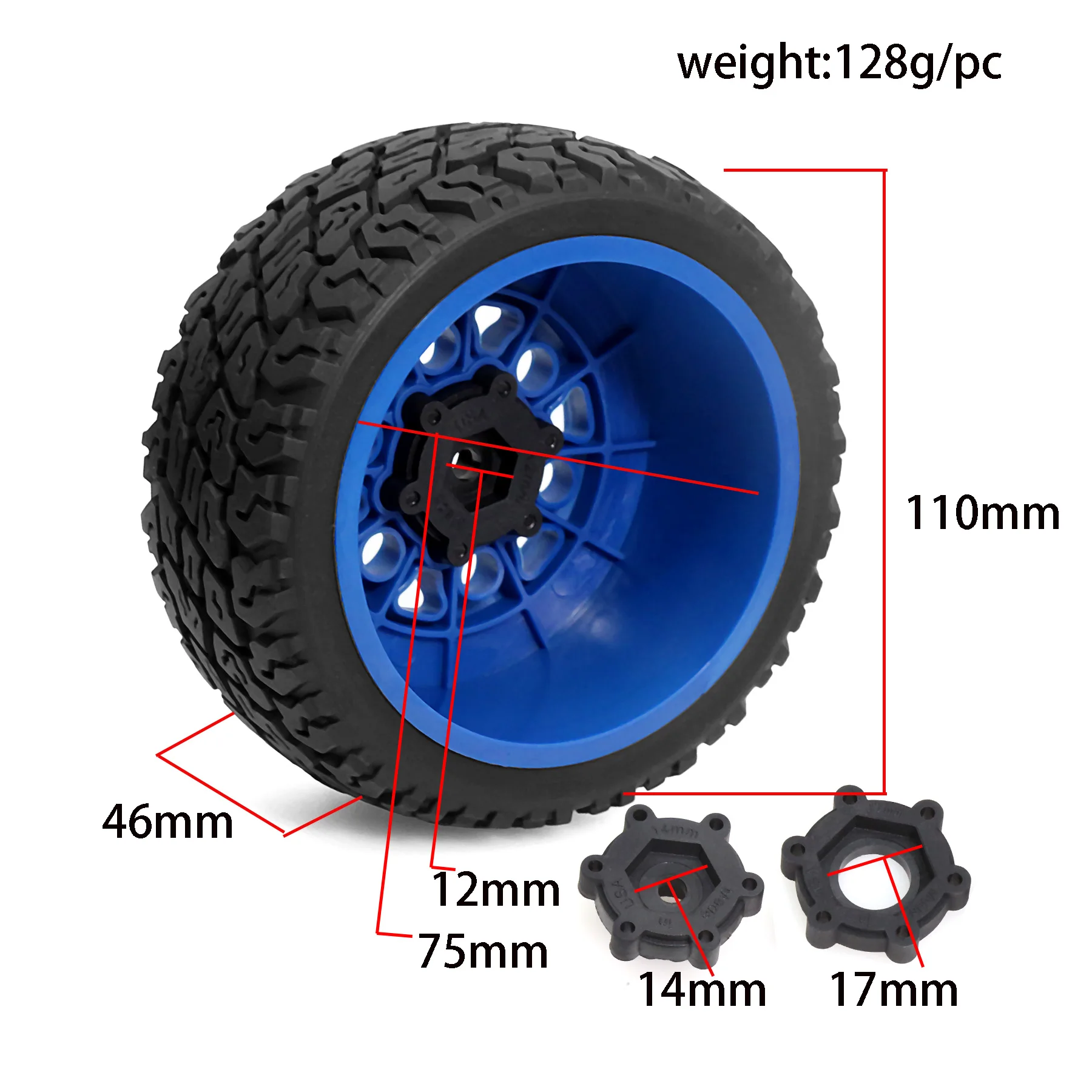 Crawler Buggy RC 4x4 Tout Terrain franchissant un obstacle, suspension active et roues motrices.