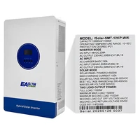 EASUN Onduleur Solaire Hybride 12000W MPPT 220V 48V Entrée PV Max 500V 22000VA Chargeur Solaire 150A Double Entrée Prise en Charge BMS Avec WIFI 6