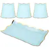 4pcs Disposable Serve Tray Food Serve Platter Fruit Cake Serving Tray Food Hold Container For Party Wedding Buffet Dessert Snack 1