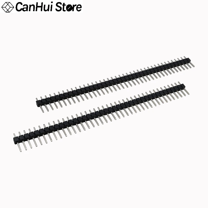10개 2.54mm 간격 단열 로 절단 가능한 핀 높이 8.5 11 13 15 17 19 20 21 25 30mm 1*40P 막대 핀 커넥터