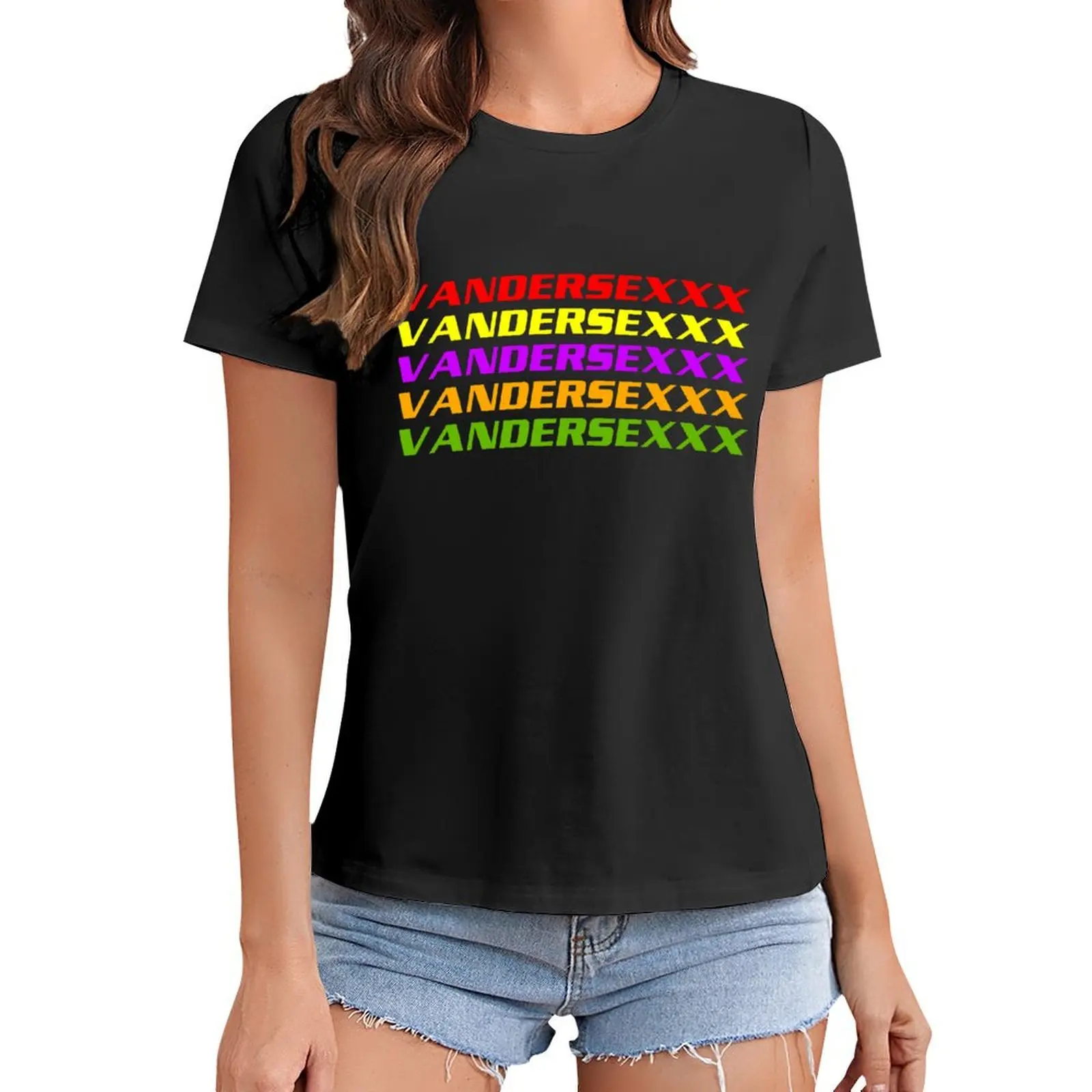 

Club Vandersexxx T-Shirt Short sleeve tee quick-drying t-shirts for Women cotton