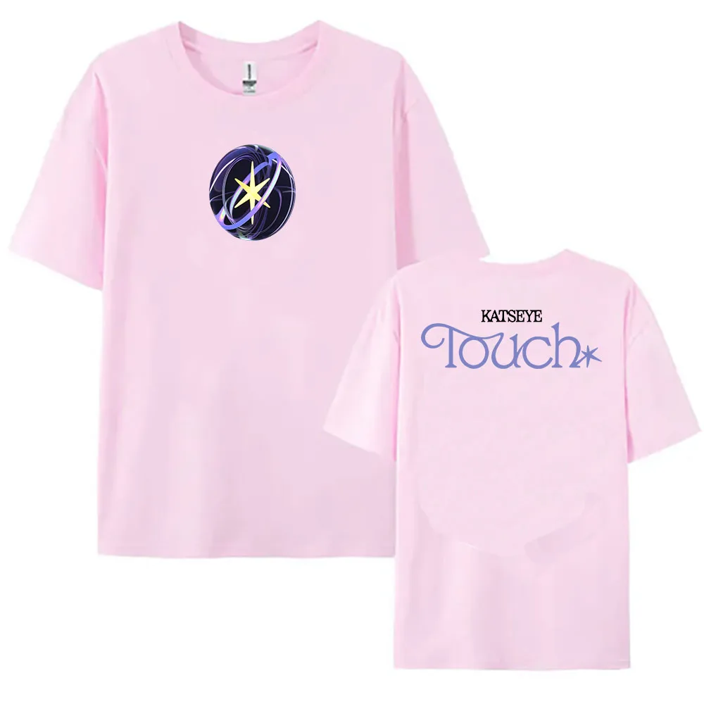 トップス KATSEYE S/S T-SHIRT (WHITE) SIS (Soft Is Strong) KATSEYE T-shirt Korean Band Girls 2025