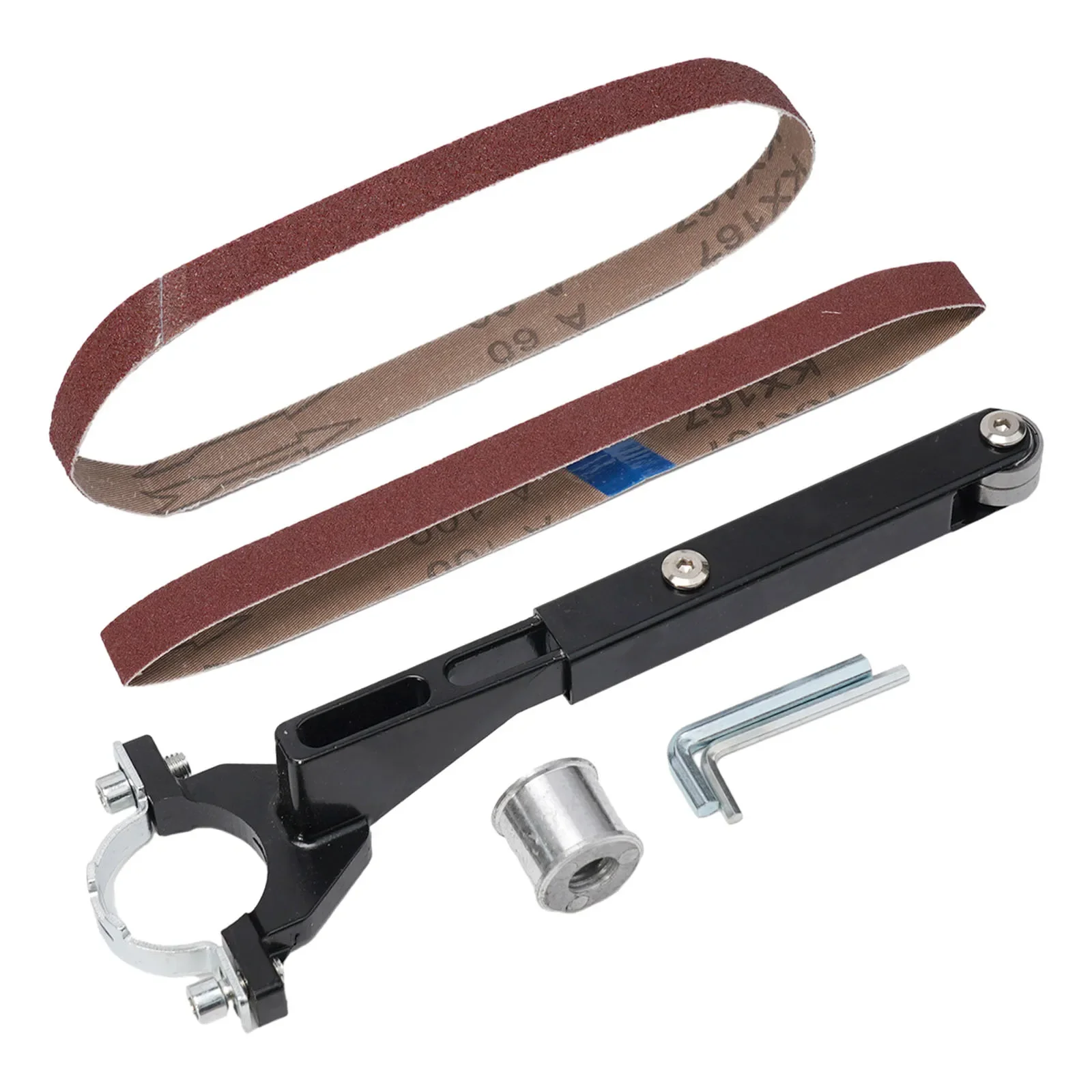 Angle Grinding Sand Belt Machine Rust Removal Polishing Mini Abrasive Tape Machine Angle Grinder Modified Sand Belt Part