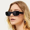 2022 New Fashion Summer Vintage Small Square Frame Sunglasses For Women Retro Punk Rectangle Sun Glasses Eyewear Shades 3