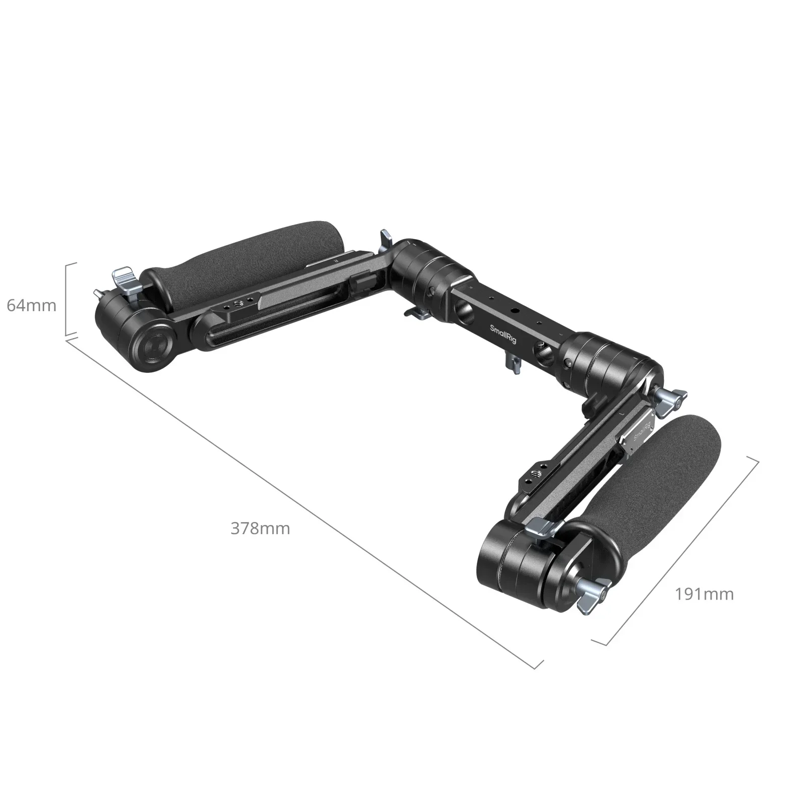 SmallRig Shoulder Rig Dual-Handle for 15mm LWS Rods Comfort and Efficiency For M