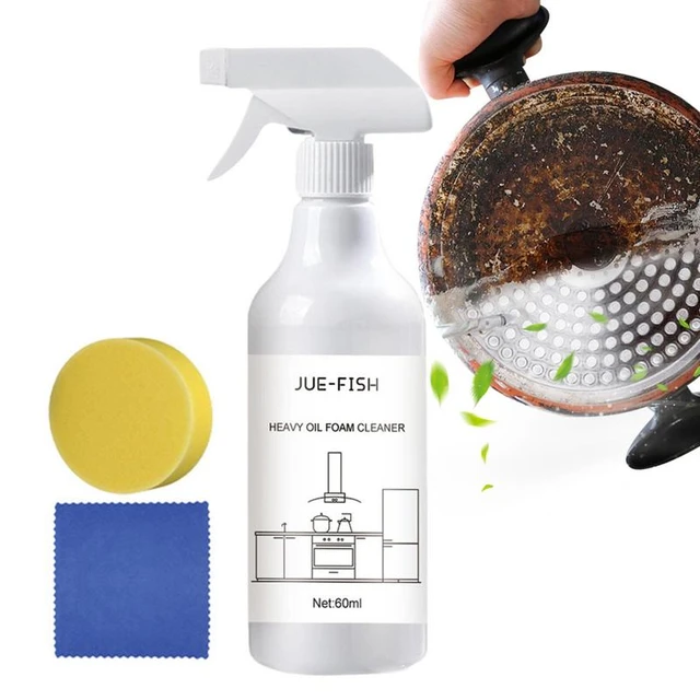 All-Purpose Bubble Cleaner Foam Spray,Foaming Heavy Grease Cleaner,Foaming  Kitchen Degreaser,Stubborn Grease Stain Remover Spray, Solid Grease & Stain