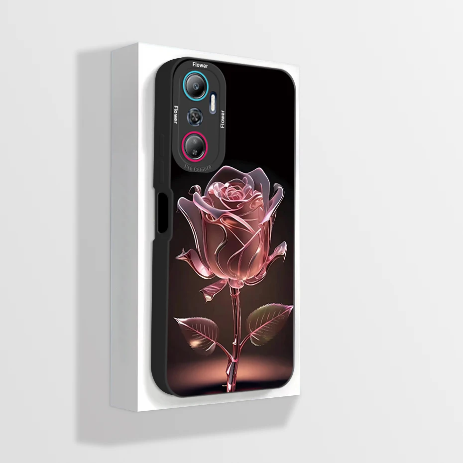 Artistic Liquid Silicone Bumper Phone Case Cover