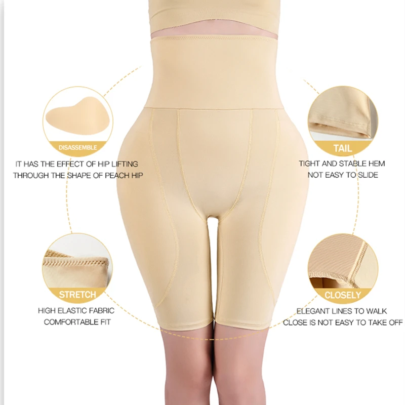 Women Premium Butt Lifter Panties Seamless Big Hip Pads Enhancer Underwear  Padded Panty Shaper Fake Ass Booty Lift Shorts Corset