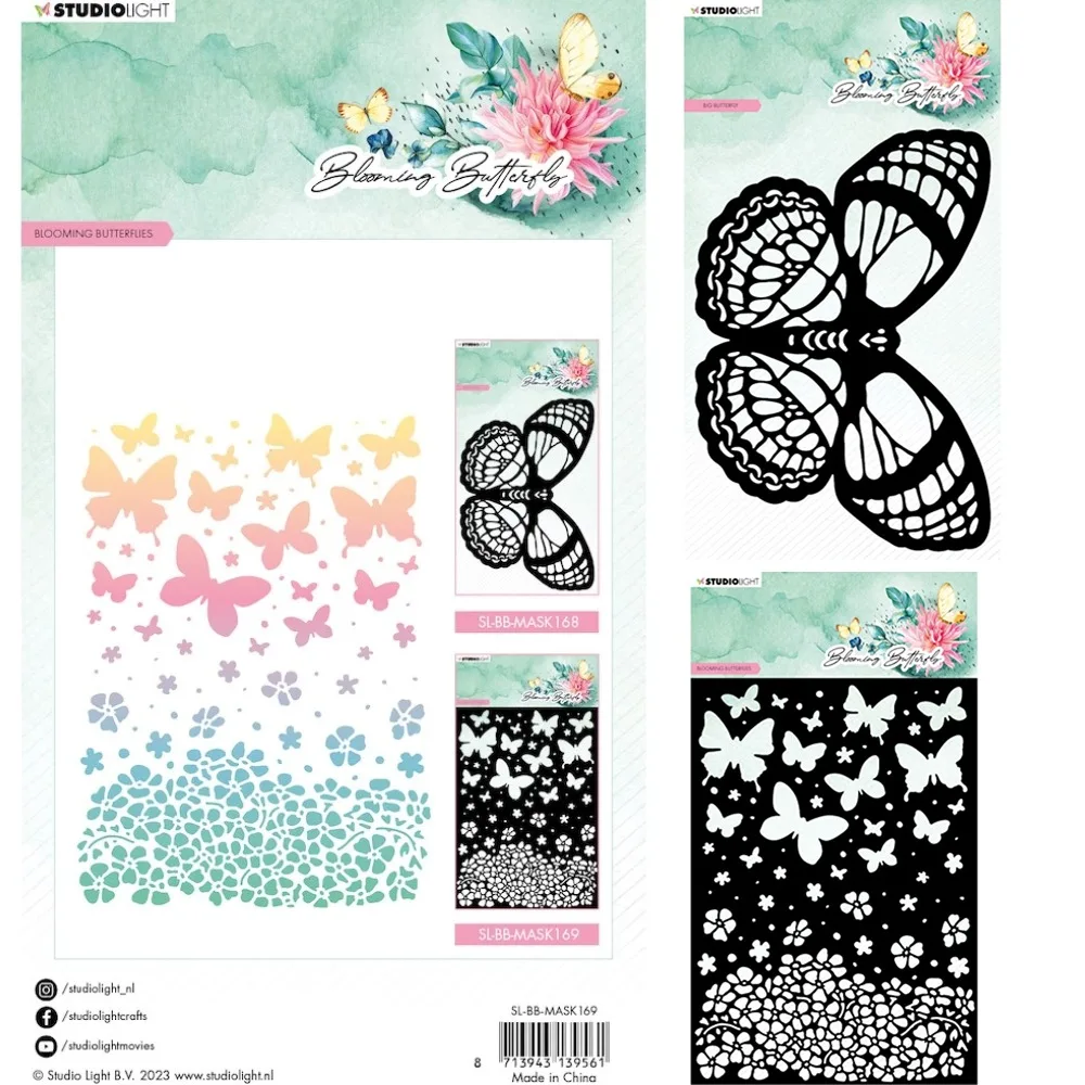 

New Product Butterfly Series Stencils Pattern Graffiti Drawing Tool Spray Painting Template DIY Window Scrapbooking Decor