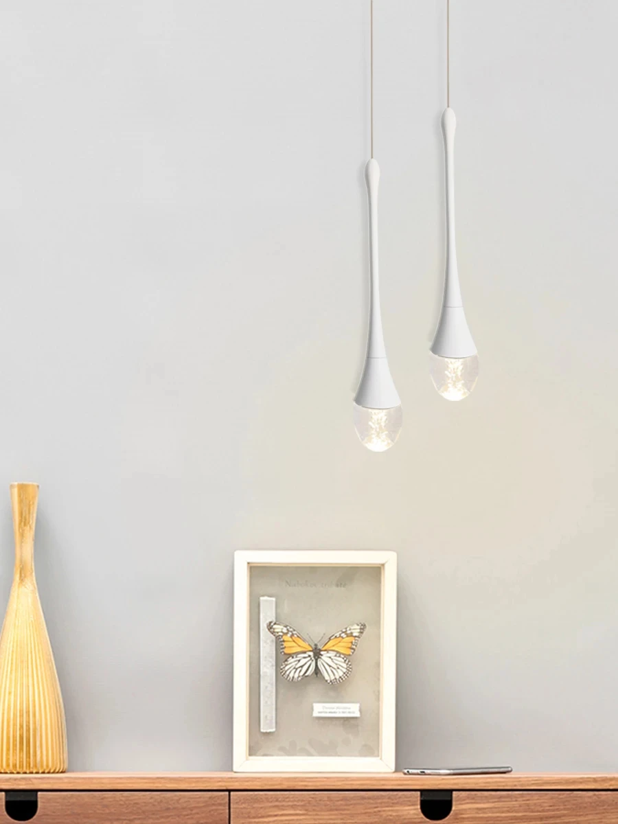 Modern Bubble Crystal Pendant Light - Indoor Hanging Lamp for Kitchen Dining Living Room Bar Cafe Decor