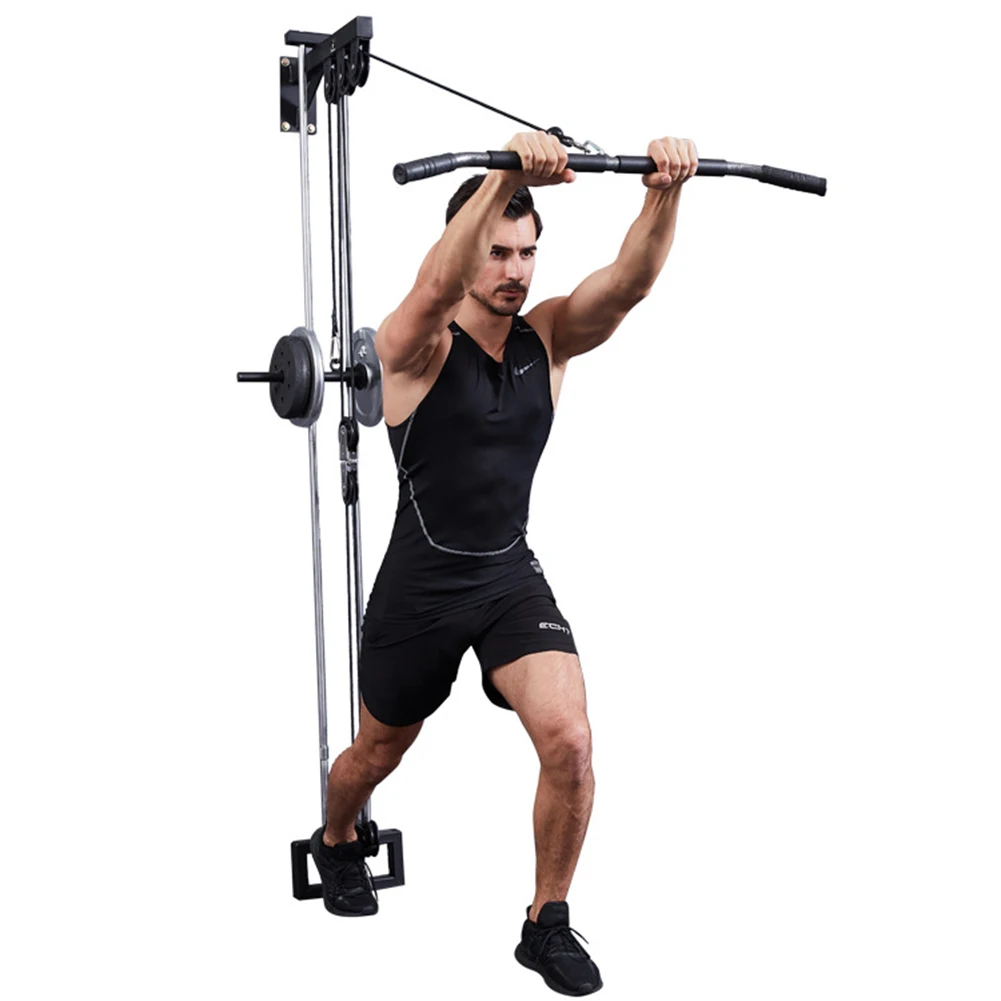 1Set Fitness Pulley Kabel Maschine System DIY Gym Befestigung Einstellbare Kabel Workout Arm Bizeps Trizeps Hand Training Ausrüstung – Detail 12