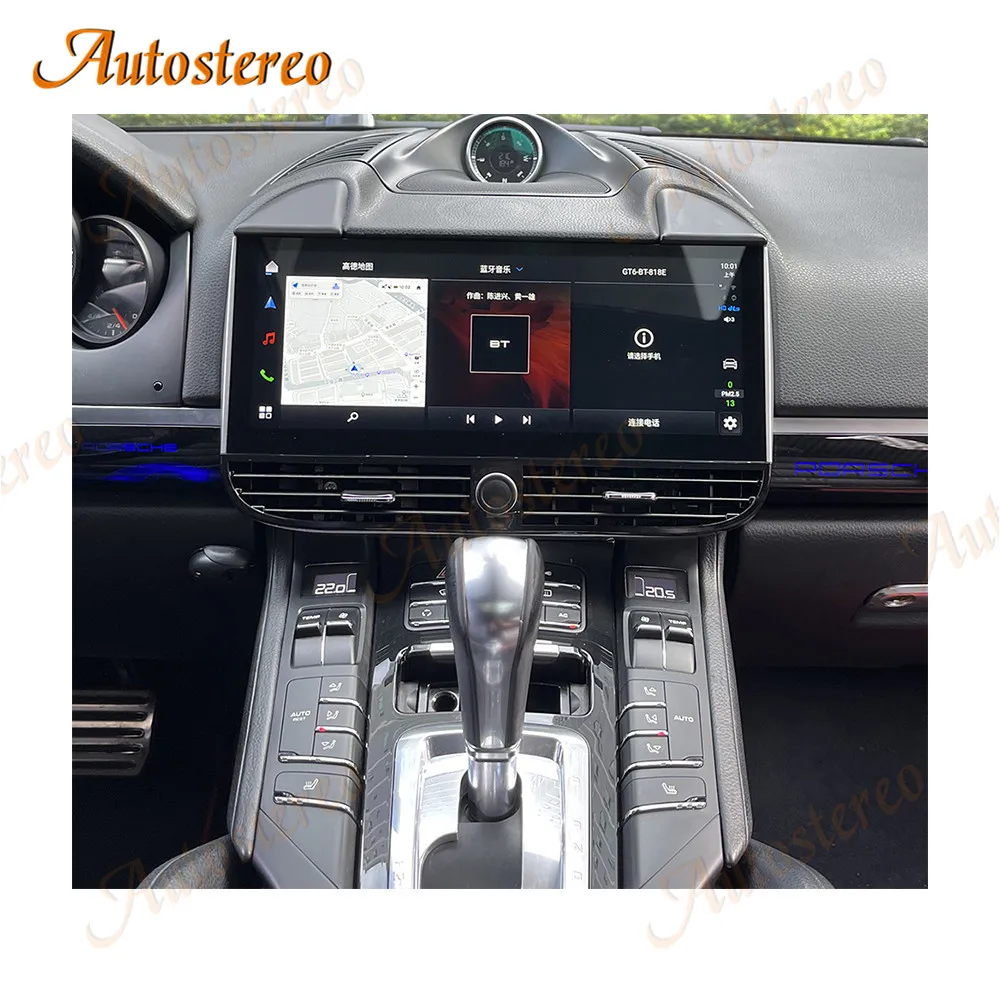 Auto Stereo Carplay Android 13 For Porsche Cayenne 2010-2017 Car GPS Navigation