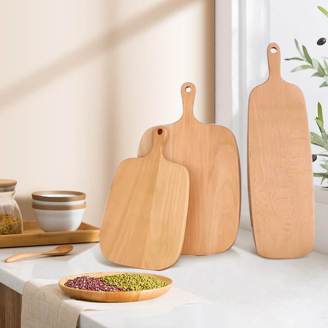 Tagliere in legno da cucina tagliere in noce di faggio pane frutta vassoio  per Sushi utensili da cucina antiscivolo appesi - AliExpress