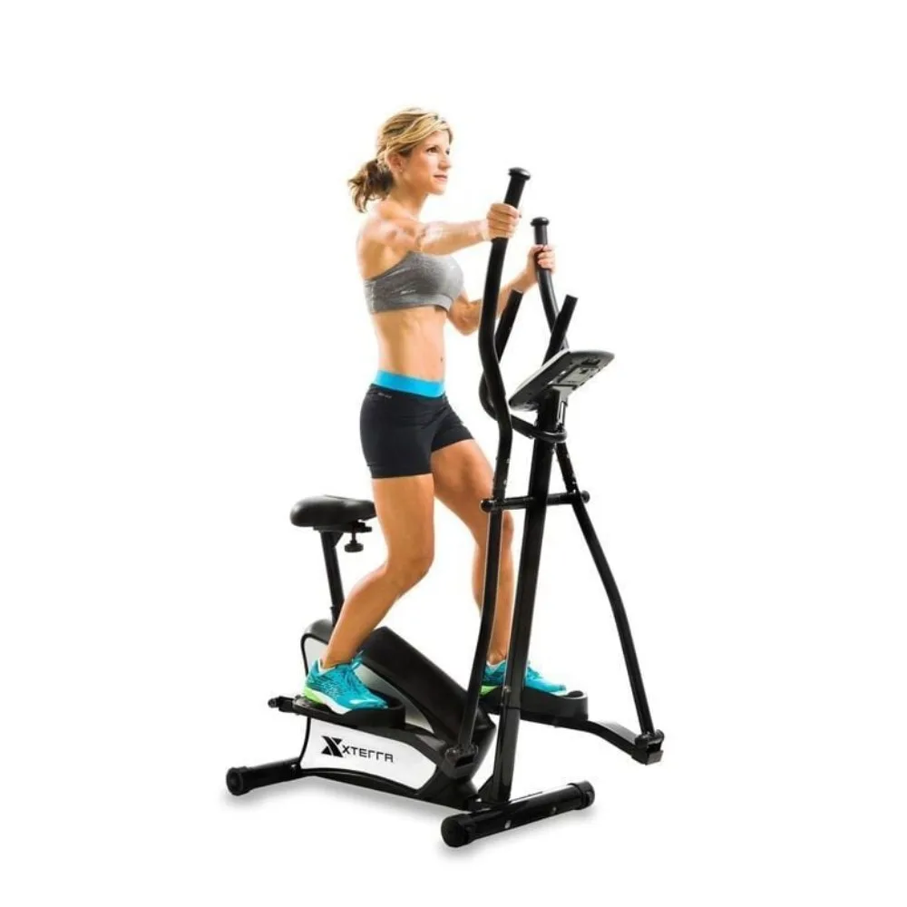 

EU150 2-in-1 Hybrid Elliptical Upright Bike for Full Body Workout with 13" Stride, 265 lb Weight Limit Freight free Freight free