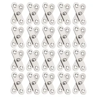 บานพับประตูที่ซ่อนอยู่20ชิ้นสำหรับ360ลับงานหนักหมุนได้201สแตนเลสสตีล 5