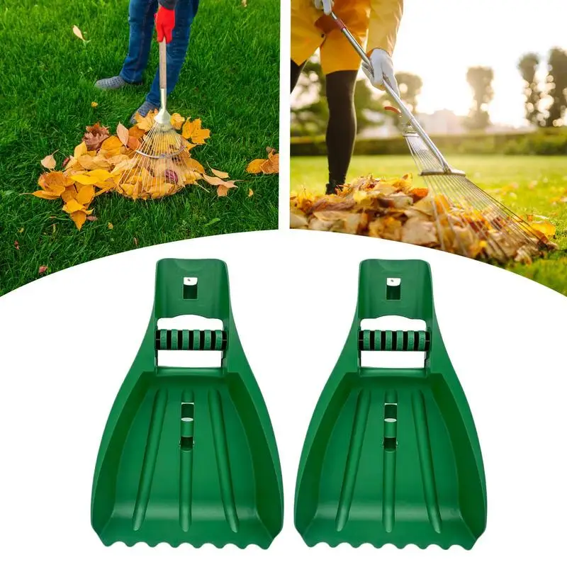 Leaf Scoops Hand Rakes Scoop Hand Rake Leaf Grabber Ergonomic Gardening Tools Cleaning Supplies Scooper for Fast Lawn Grass