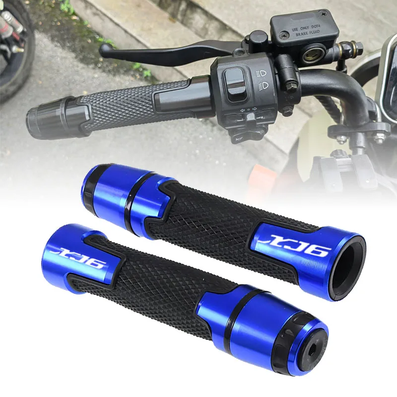 Per Yamaha Xj6 N Xj 6N Xj-6N Xj6 200 Deviazione Moto 7/8 "22Mm Manopole Manubrio In Gomma Di Alluminio Estremità Tappi Maniglia Mano
