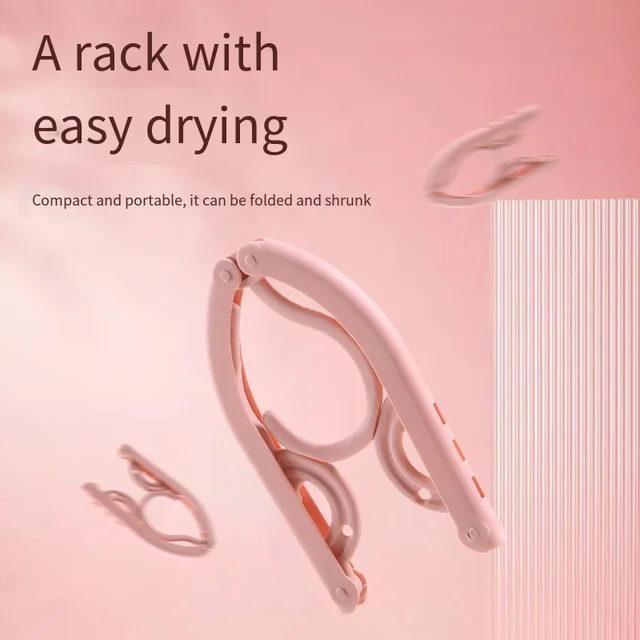 4Db Hordozható Fogas, Összecsukható Hallgatói Kollégium, Gyermekek Üzleti Utazás, Többcélú Ruhák Fogas - Image 3