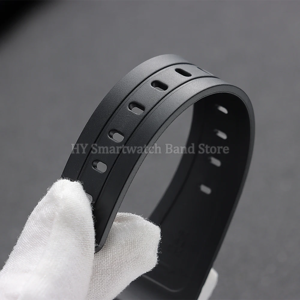 Versatile PU Rubber Watch Strap - Available in Multiple Sizes