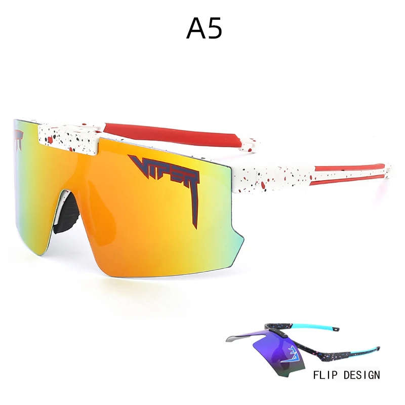 

Hot selling cross-border outdoor cycling sports sunglasses with foldable lenses and non adjustable legs for men and women 1146