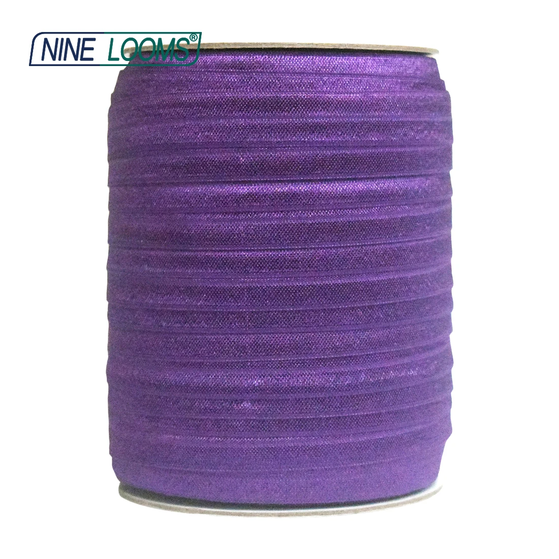Neun Webstühle glatt glänzend über Gummibänder Feind 5/8 "15mm Spandex Band Band Haar gummi Stirnband DIY Näh besatz 50 Yard von Spule – Detail 16