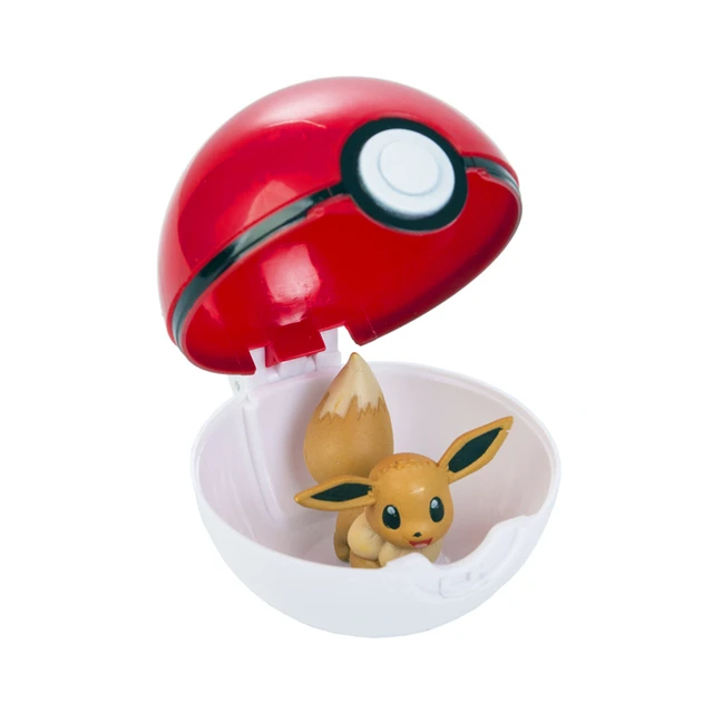 Genuine Pokemon Box Set Pocket Monster Pokeball Deformation Toys Pikachu Venusaur Charizard Gyarados Mewtwo Anime Figure Model Eevee No Box