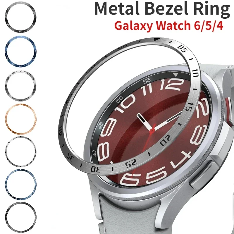 Premium Metal Bezel Ring with Time/Speed Scale Protective Cover