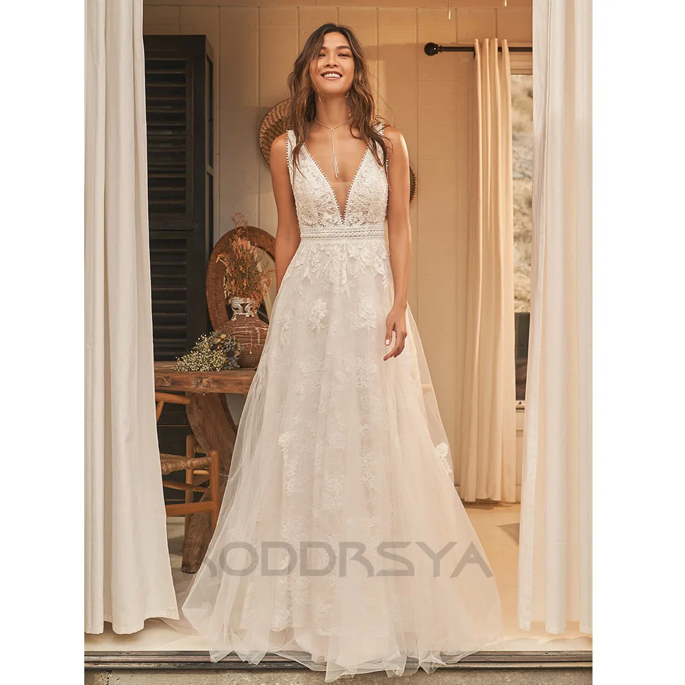 Abito Da Sposa In Pizzo Abito Da Sposa Senza Spalline Con Pizzo E