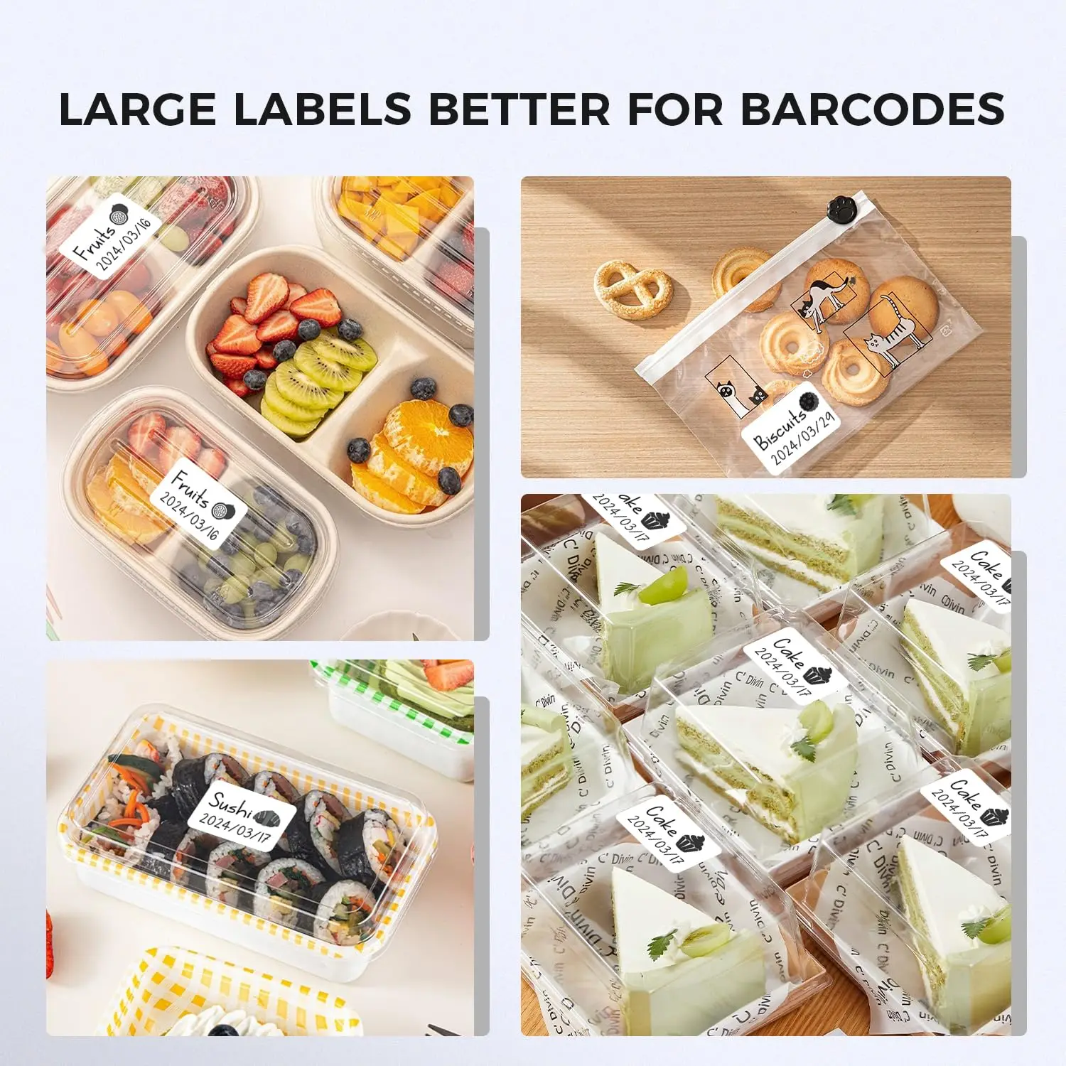 M110/M220 Thermal Sticker Labels Transparent Thermal Paper Waterproof For Wireless Bluetooth Inkless Printer For Home And Office printer sticker paper