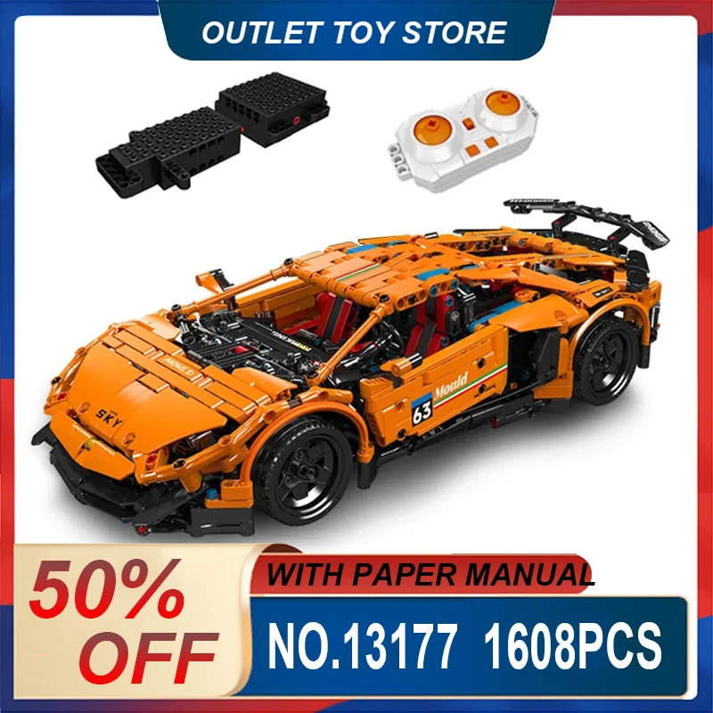 

MOULD KING 13177 Technical Sportcar Super Car Model Building Blocks Bricks Birthday Gifts for Children Boys