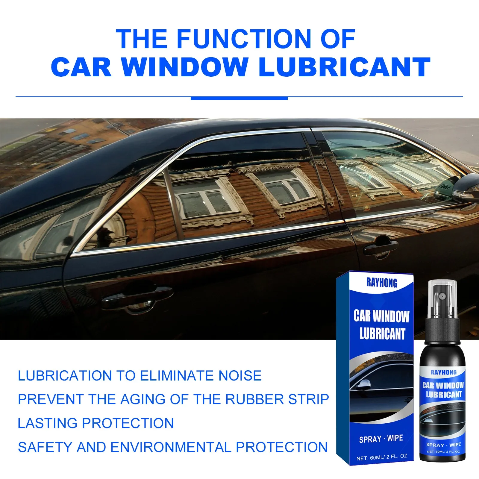 Car Window Lubricant Rubber Strip Softener