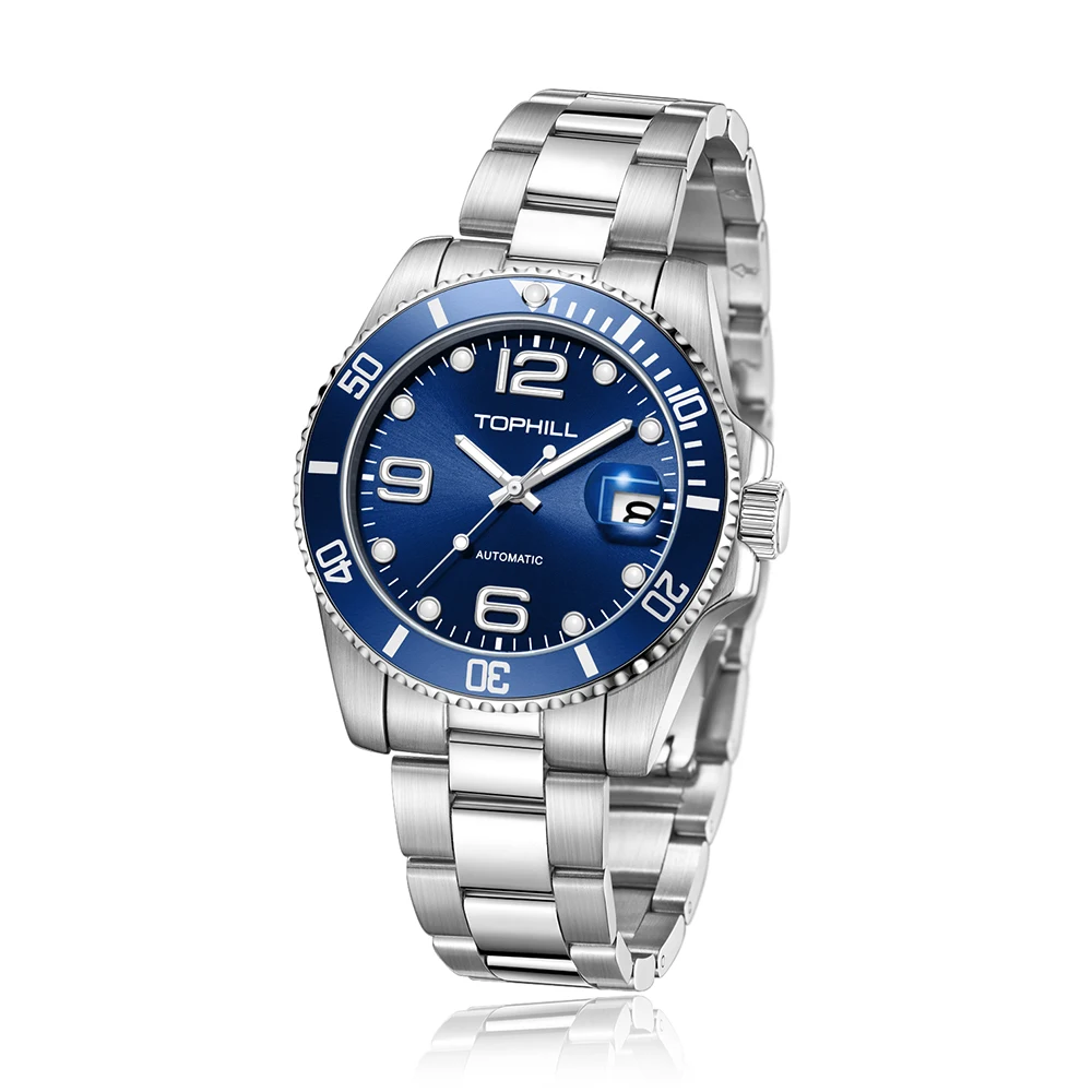 TOPHILL Men's Watches Brand Luxury Automatic Watch For Men 30M Waterproof Mechanical Wristwatch