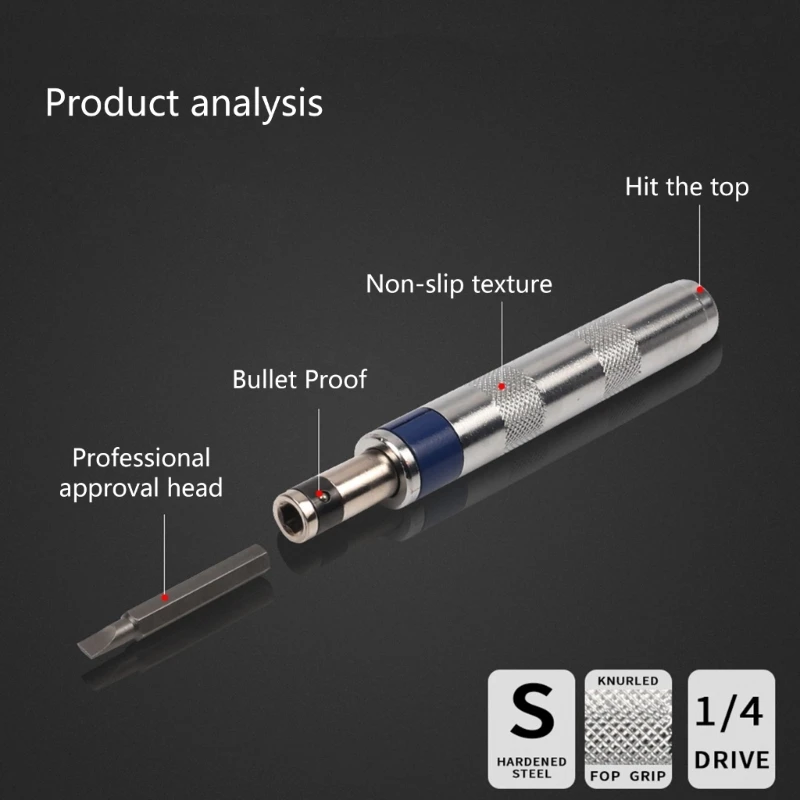 Versatile Impact Screwdriver Set for Home Renovation and Electronics Repair